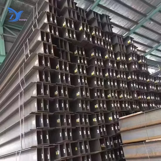 Hot Sell Q235B Building Structural Materials A36 Black H-Beams Steel Carbon Steel H / I Shape Steel Beam FRP Fiberglass I-Beam for Fiberglass Structure