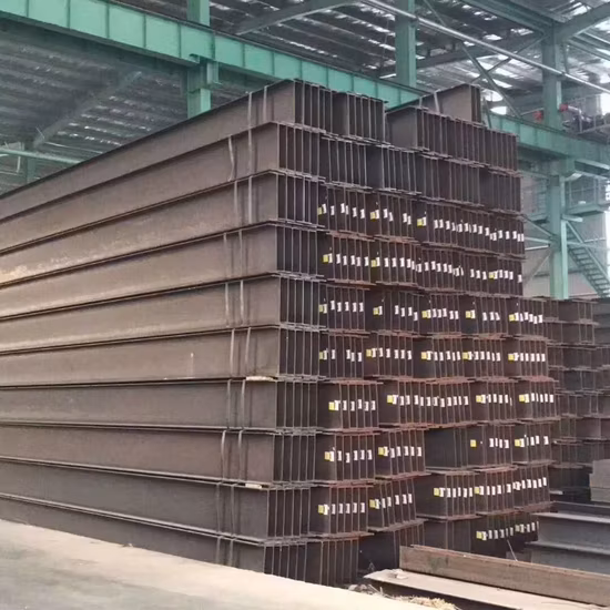 Hot Sell Q235B Building Structural Materials A36 Black H-Beams Steel Carbon Steel H / I Shape Steel Beam FRP Fiberglass I-Beam for Fiberglass Structure