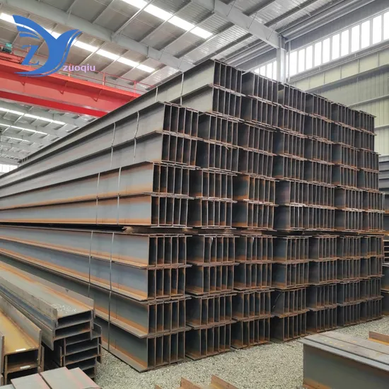 Hot Sell Q235B Building Structural Materials A36 Black H-Beams Steel Carbon Steel H / I Shape Steel Beam FRP Fiberglass I-Beam for Fiberglass Structure