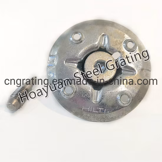 Acier/acier inoxydable/FRP Gpr Clip de grille en fibre de verre avec clou et boulon